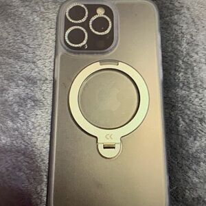 Butter Black and Silver Phone Case